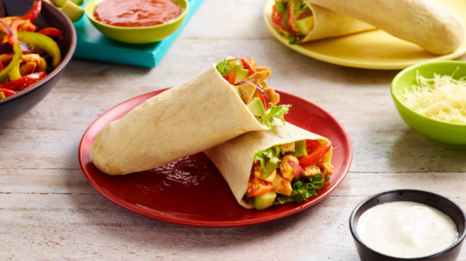 Tortilla Pockets aux Fajitas de Poulet Old El Paso